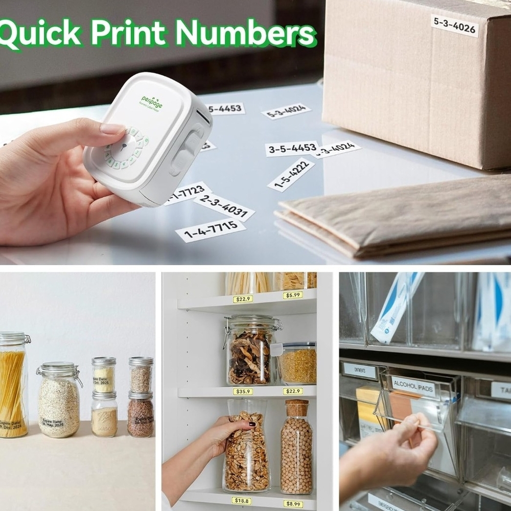P10Pro Numeric Label Maker - White - Picture 5 of 10
